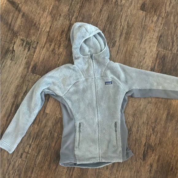Patagonia Light Gray Fleece Jacket - Picture 1 of 6